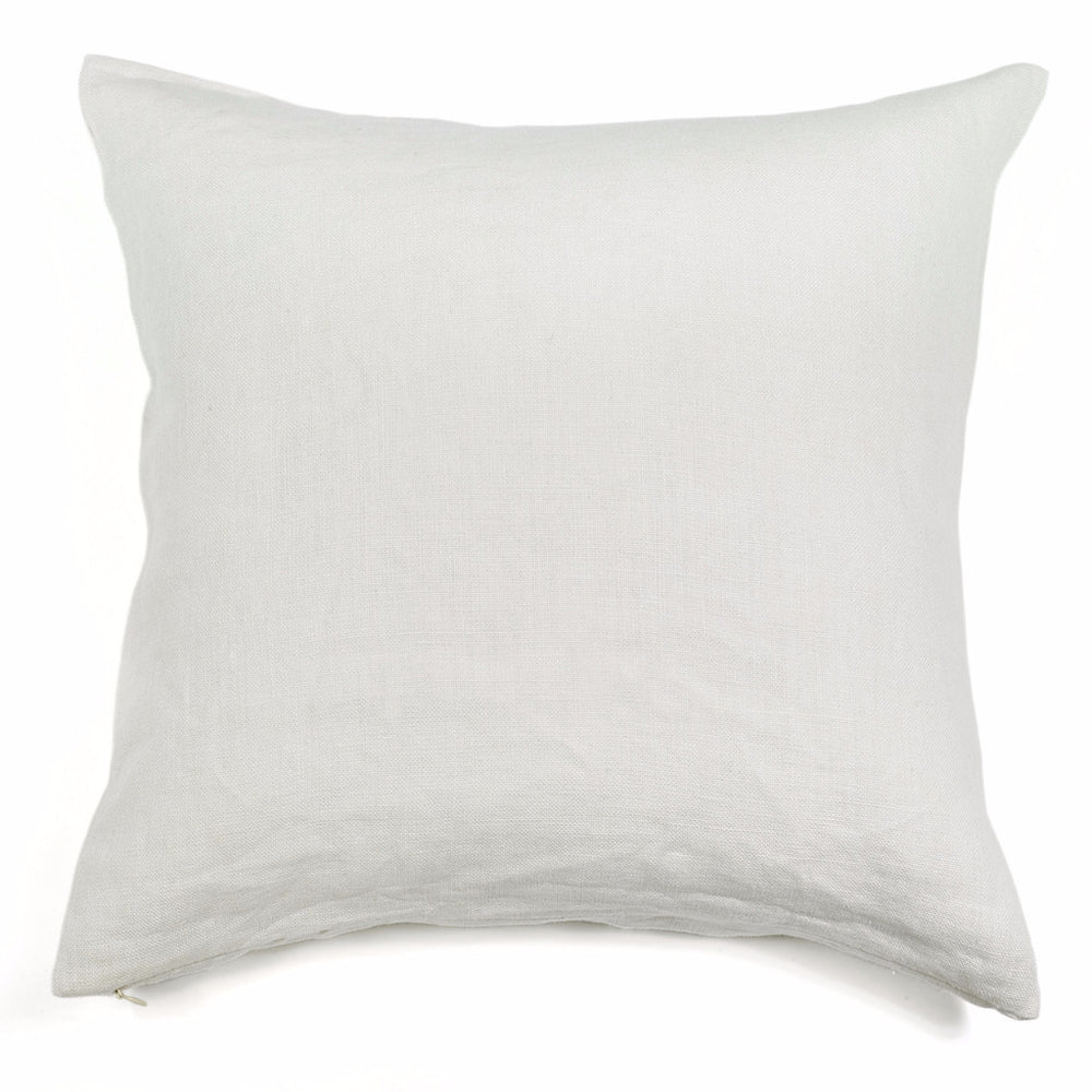 CUSHION COVER · PURE WASHED LINEN · CRANE MOTIF