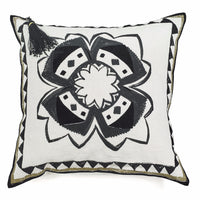 CUSHION COVER · PURE WASHED LINEN · SABI SAND MOTIF