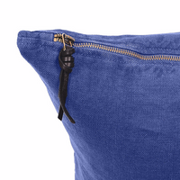 CUSHION COVER · PURE WASHED LINEN · BLUE