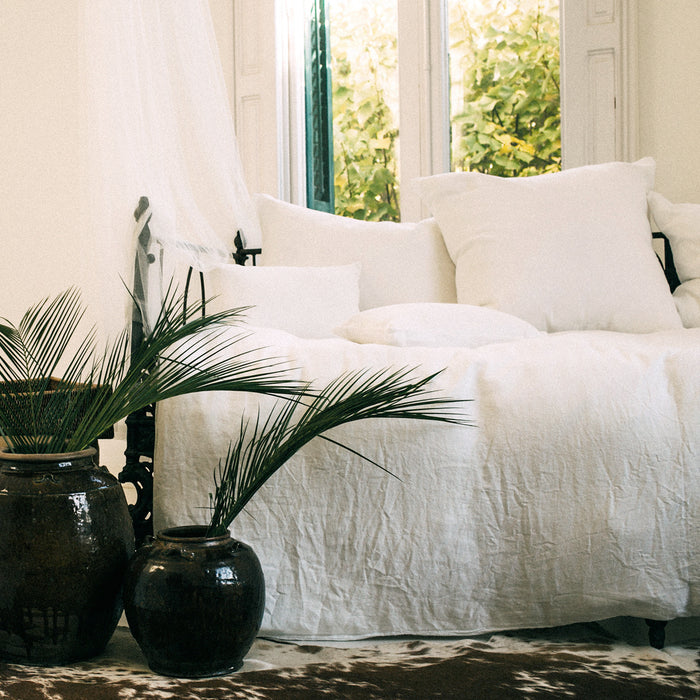 DUVET COVER · PURE WASHED LINEN · IVORY