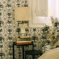 WALLPAPER · TOILE DE PALMIERS MOTIF