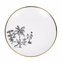 2-PIECE PLACE SETTING · LIMOGES PORCELAIN · PALM MOTIF
