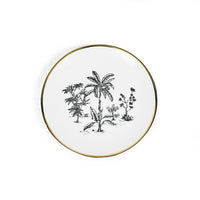 2-PIECE PLACE SETTING · LIMOGES PORCELAIN · PALM MOTIF