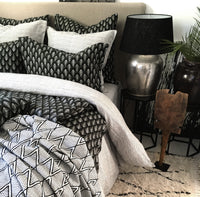 DUVET COVER · PURE WASHED LINEN · NAMIBIA MOTIF
